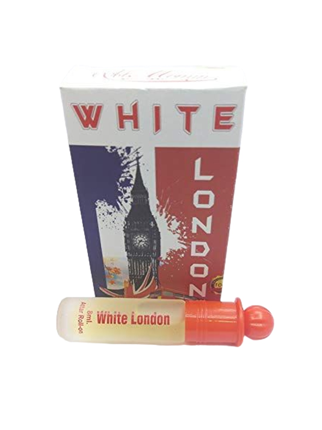 

RAVIOUR LIFESTYLE White London Pure Floral Roll On Attar- 8 ml, Transparent