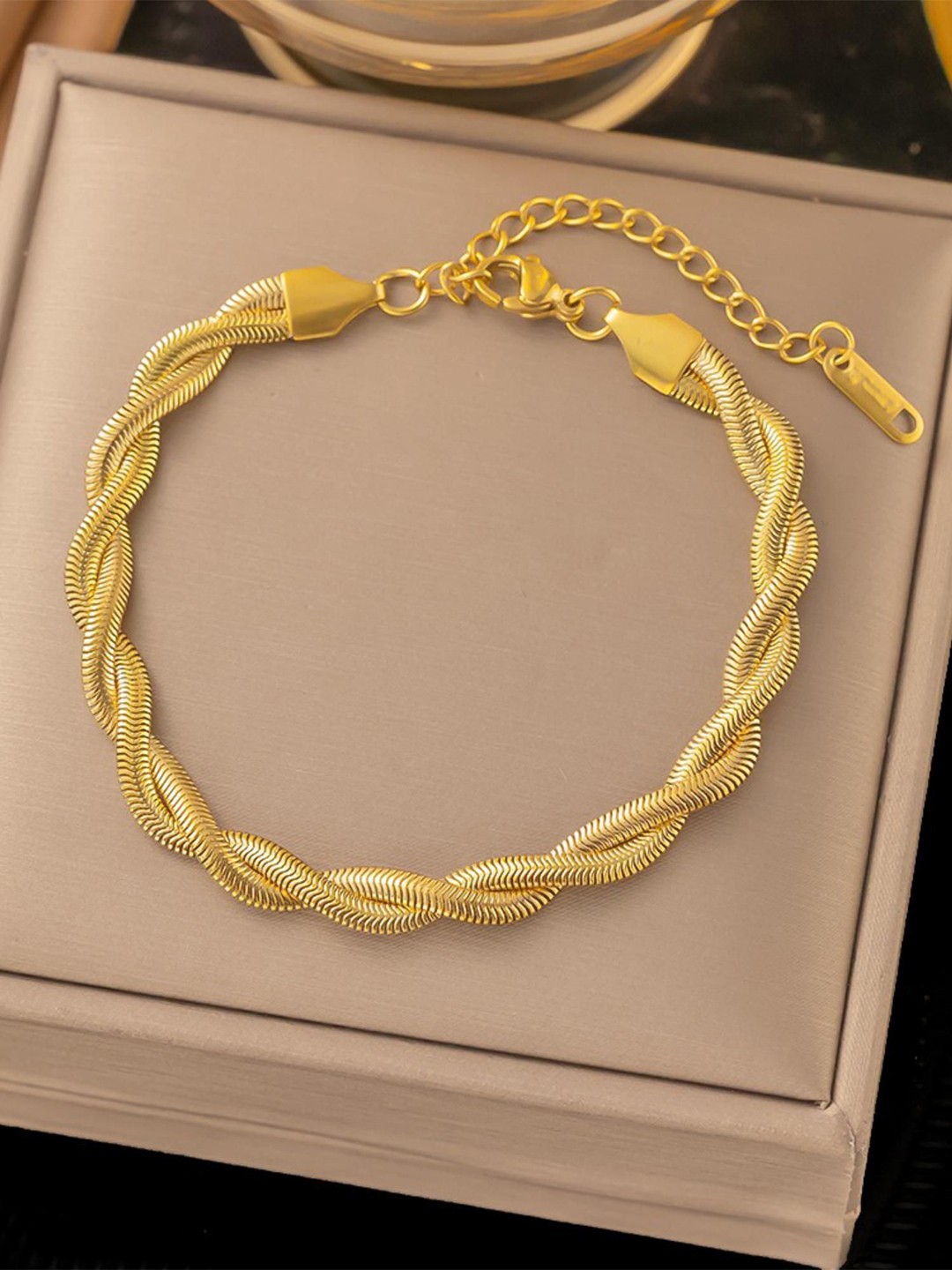 

MYKI Gold-Plated Stainless Steel Wraparound Bracelet