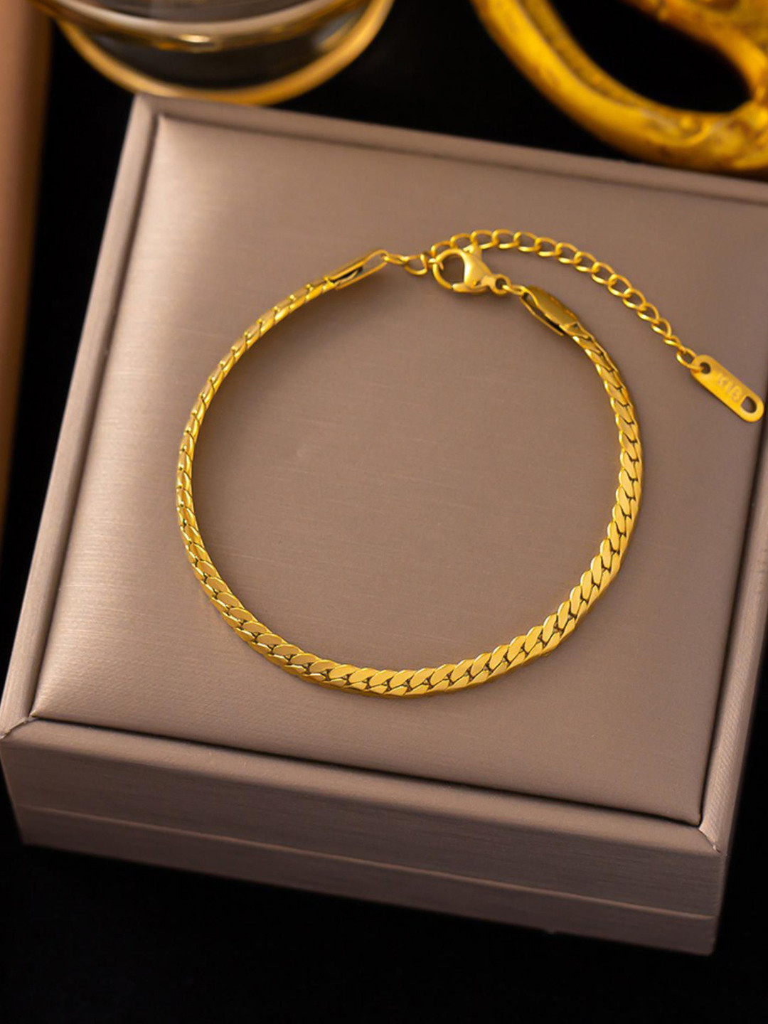 

MYKI Gold-Plated Stainless Steel Wraparound Bracelet