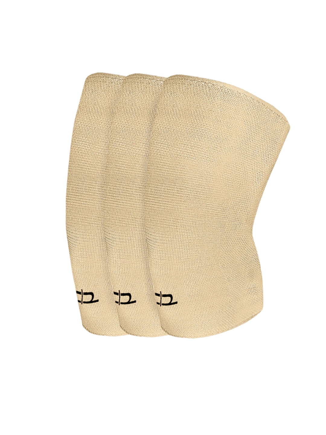 

Heelium Pack Of 3 Bamboo Compression Knee Cap, Beige