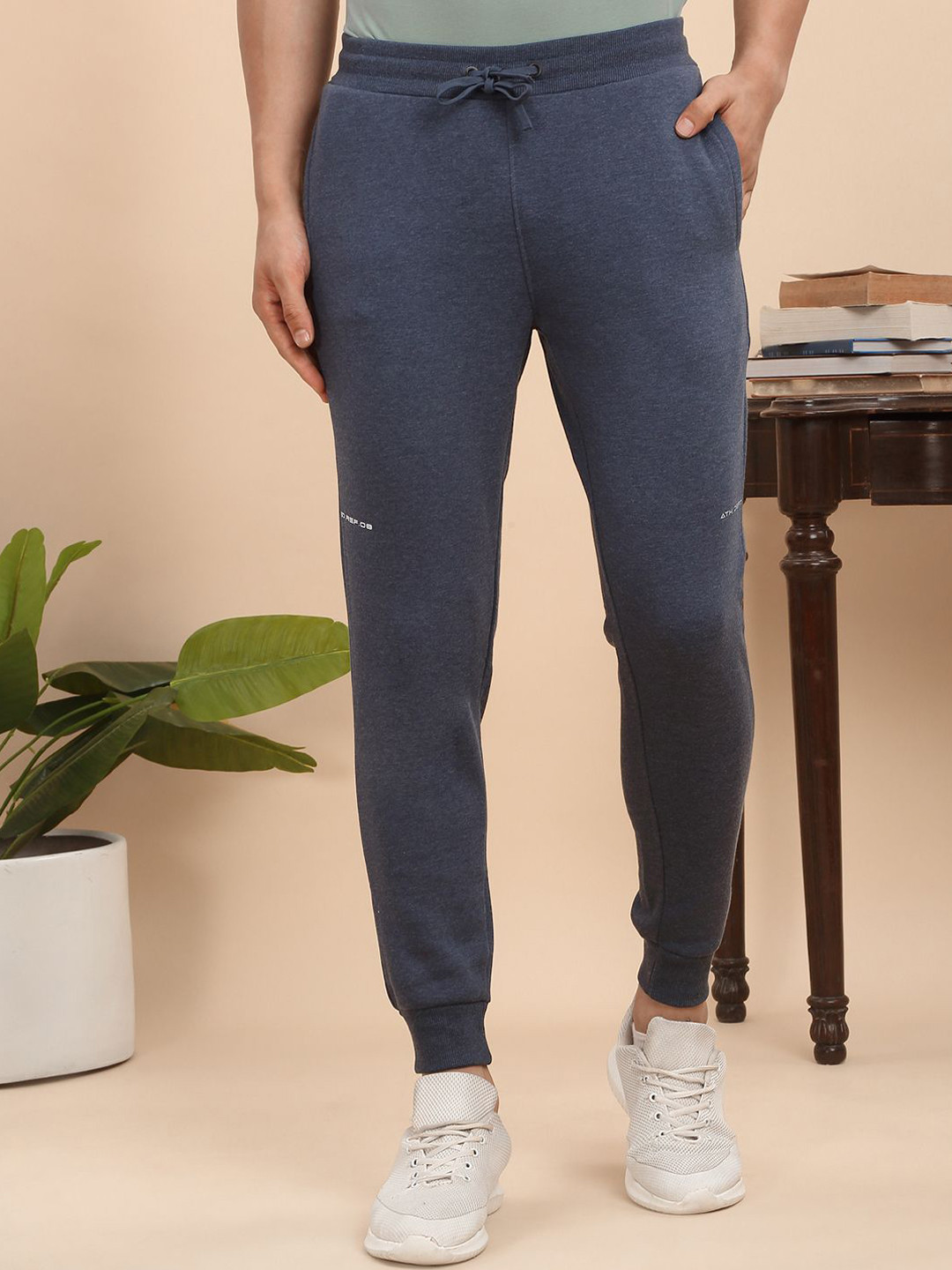 

Sweet Dreams Men Typography Printed Joggers Track Pants, Navy blue