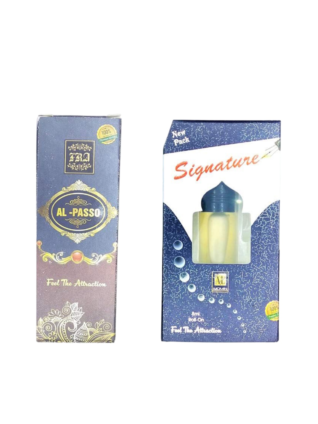 

RAVIOUR LIFESTYLE Feel The Attraction Set Of 2 Al Passo & Signature Attar - 8 ml Each, Transparent
