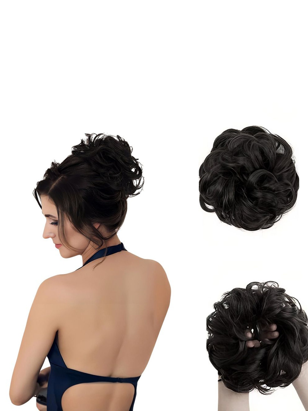 

D-Divine Messy Bun Hair Extension - Black