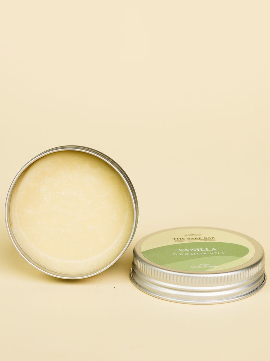 

The Bare Bar Vanilla Deodorant- 20 g, Cream