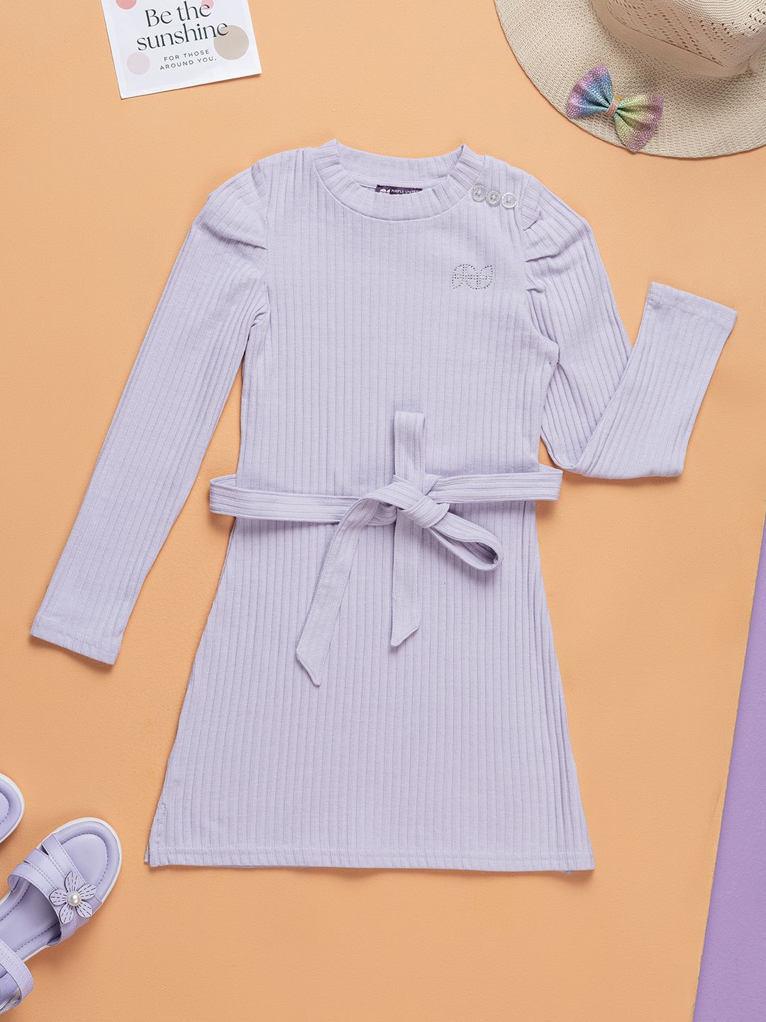 

Purple United Kids Girls Dress, Lavender