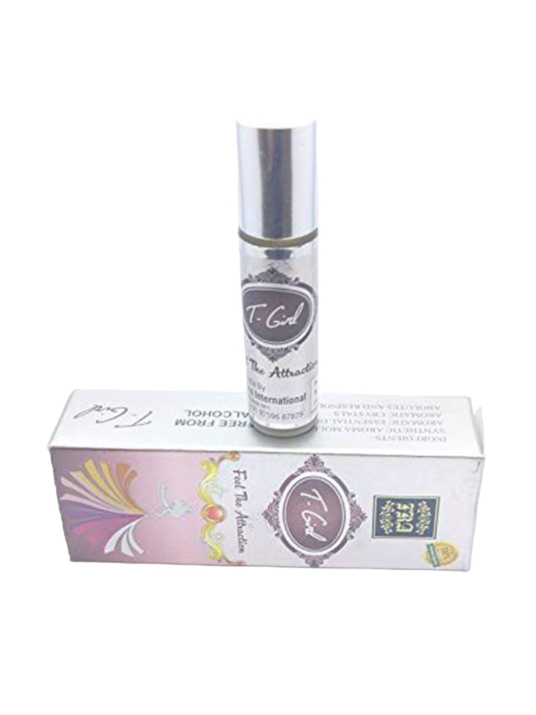 

RAVIOUR LIFESTYLE 100% Pure T- Girl Floral Roll On Attar- 8 ml, Transparent