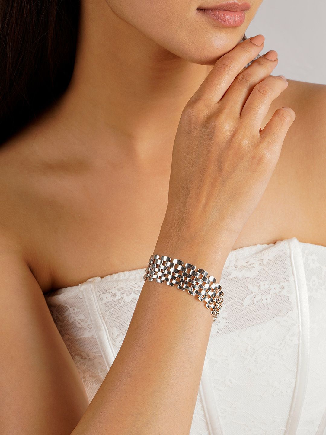 

JOKER & WITCH Silver-Plated Wraparound Bracelet