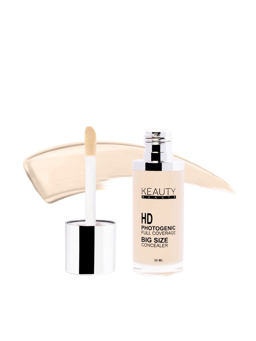

Keauty Beauty HD Photogenic Full Coverage Liquid Concealer - 30 ml Shade - 01, Beige