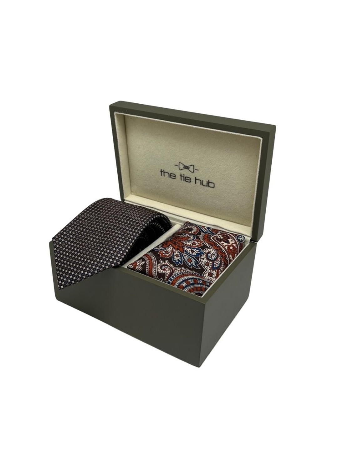 

The Tie Hub Men Accessory Gift Set of, Navy blue