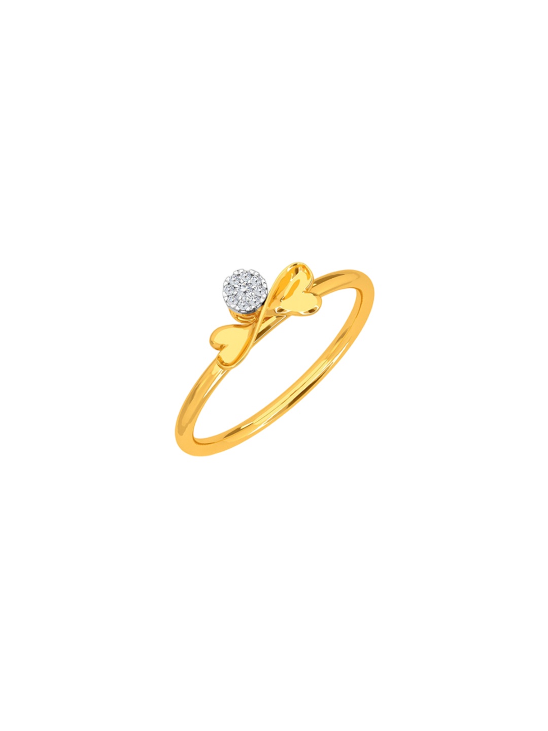 

KISNA DIAMOND AND GOLD JEWELLERY 14KT Yellow Gold Diamond Ring 0.03 CT