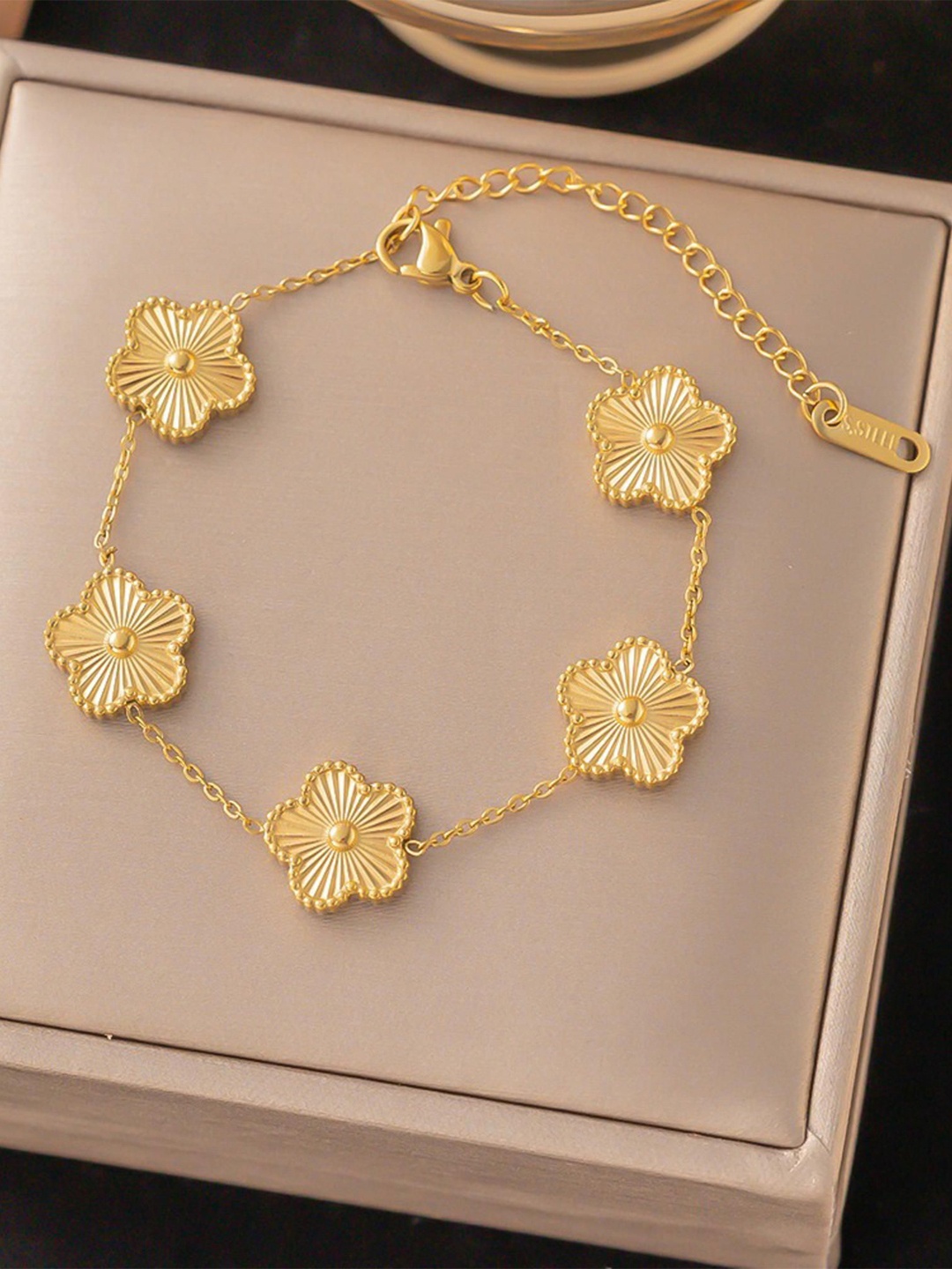 

MYKI Gold-Plated Stainless Steel Wraparound Bracelet