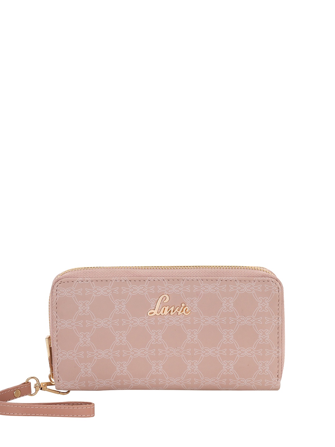 

Lavie Women Printed Zip Around Wallet, Pink