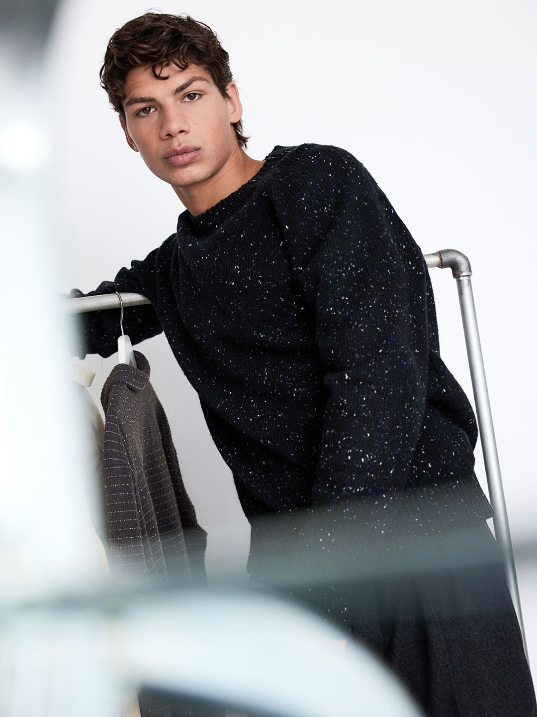 

H&M Round Neck Jumper, Black