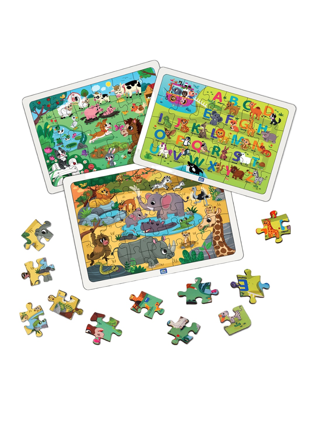 

Mini Leaves Puzzles Toy Learning and Development Toys, Green