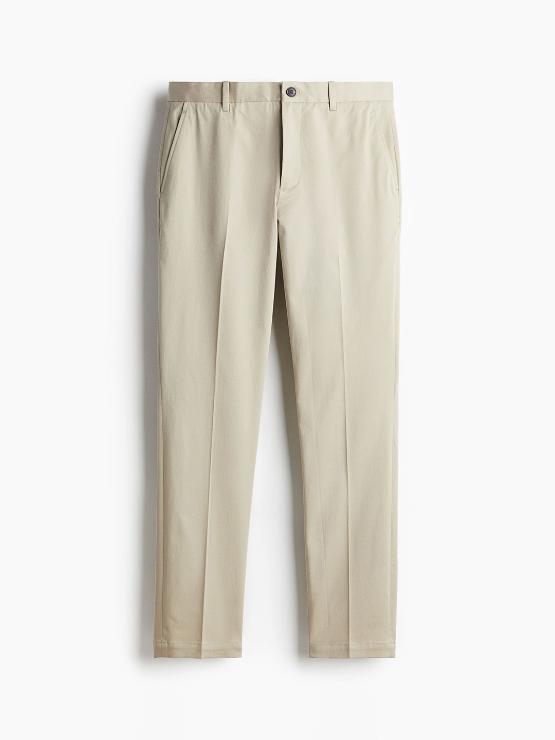 

H&M Men Slim-Fit Chinos, Beige