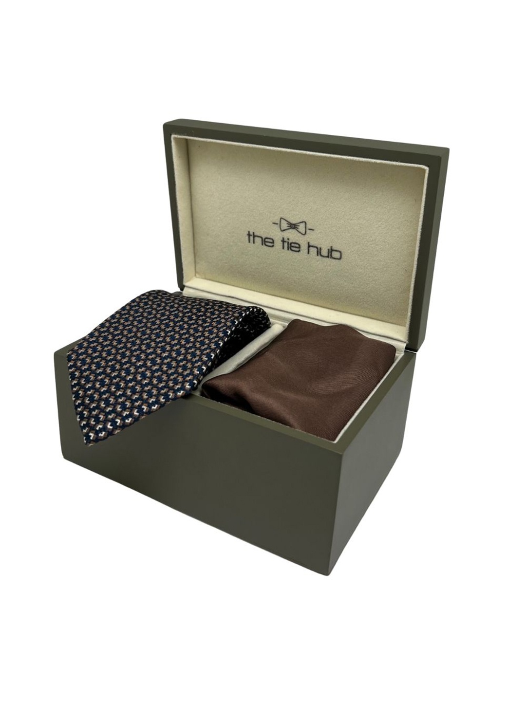 

The Tie Hub Men Accessory Gift Set of, Navy blue