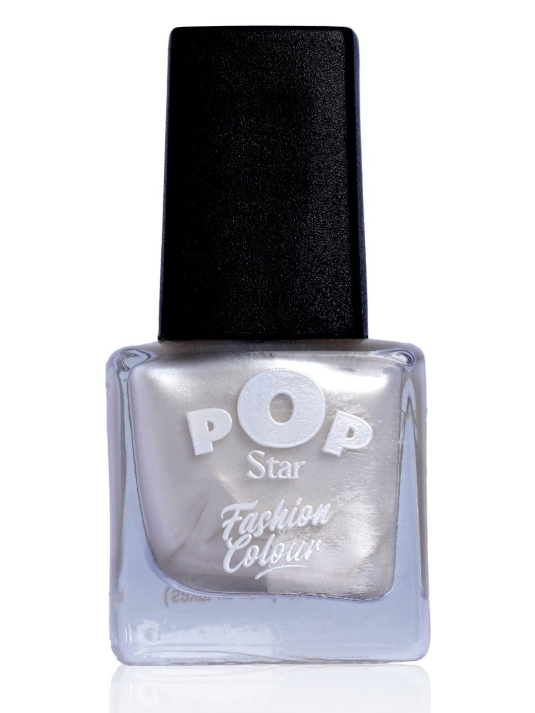 

Fashion Colour Pop Star Quick Drying Glossy Nail Polish - 6.5 ml - 539, Silver