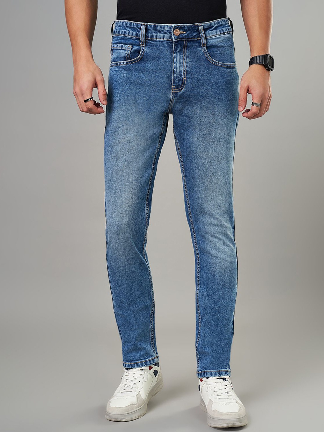 

SF JEANS by Pantaloons Men Cotton Skinny Fit Jeans, Blue