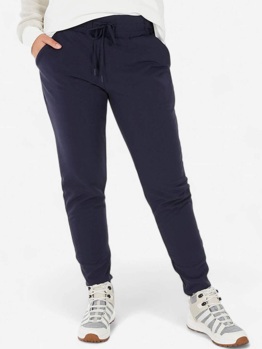 

Quechua By Decathlon Women Mid-Rise Regular Fit Track Pants, Blue