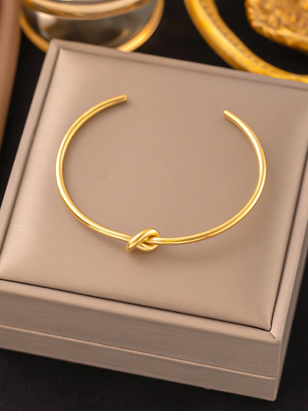 

MYKI Gold-Plated Stainless Steel Cuff Bracelet