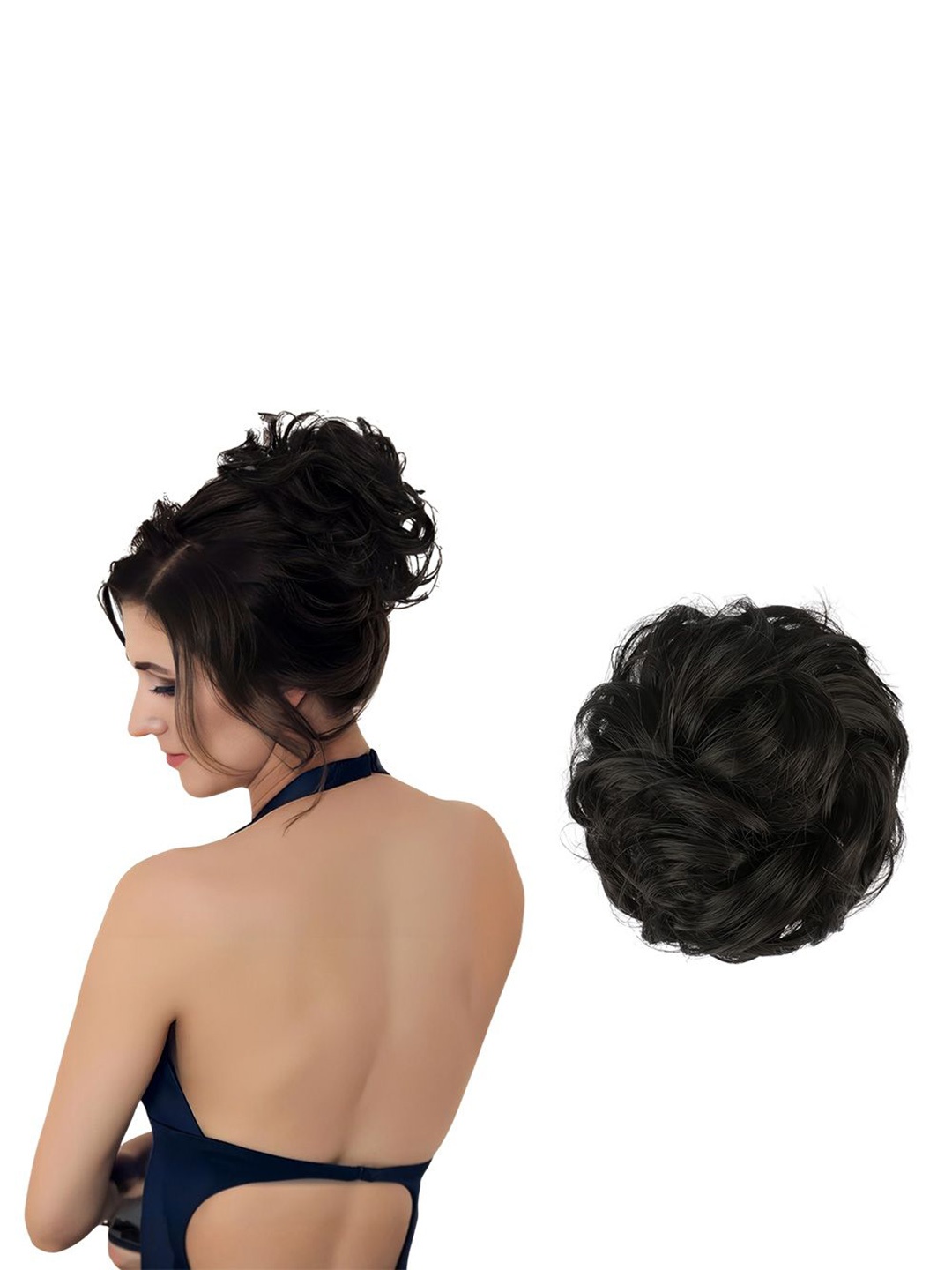 

D-Divine Messy Bun Hair Extension - Black
