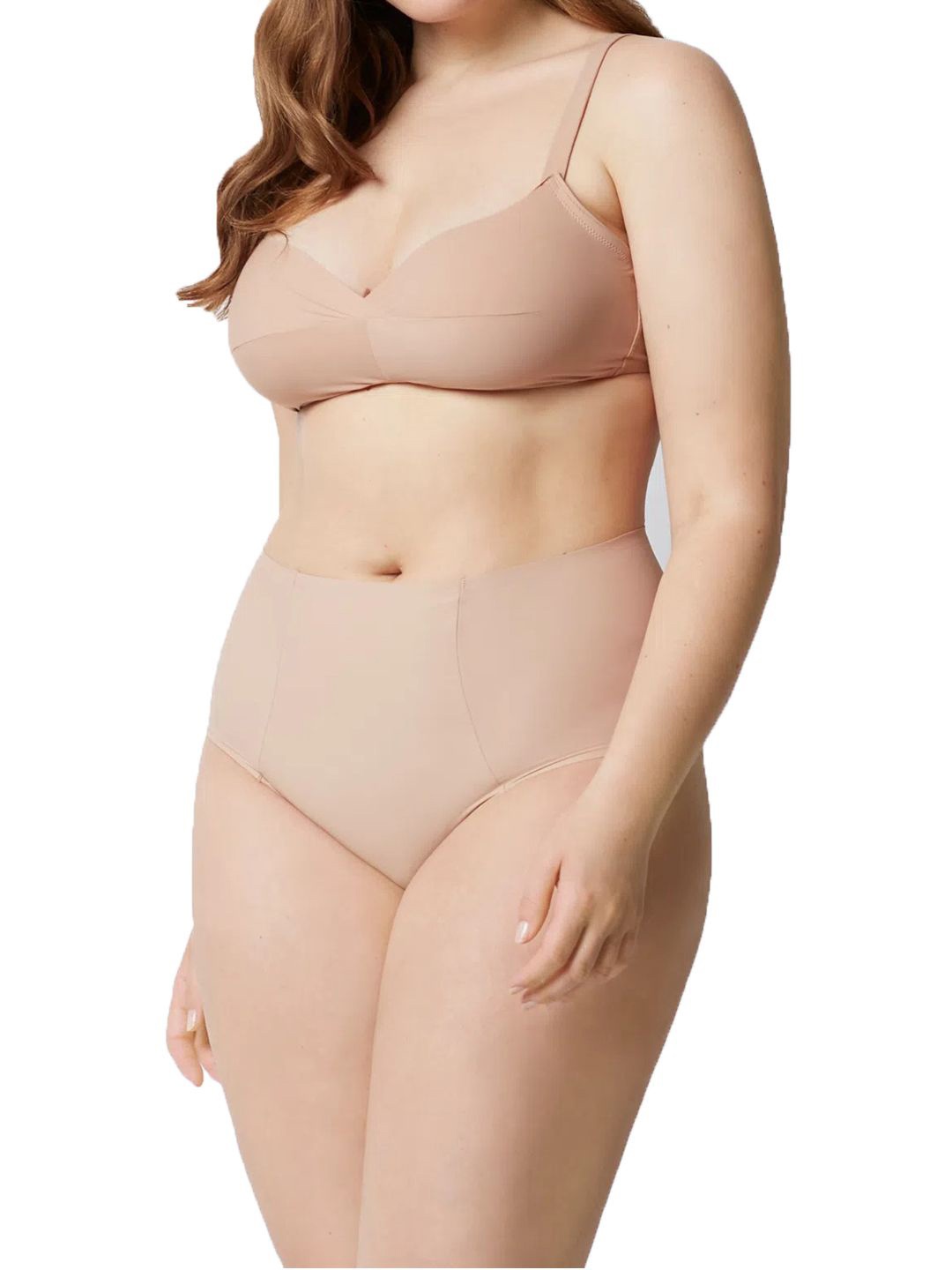

YAMAMAY Women Mid-Rise Shaping Briefs, Beige