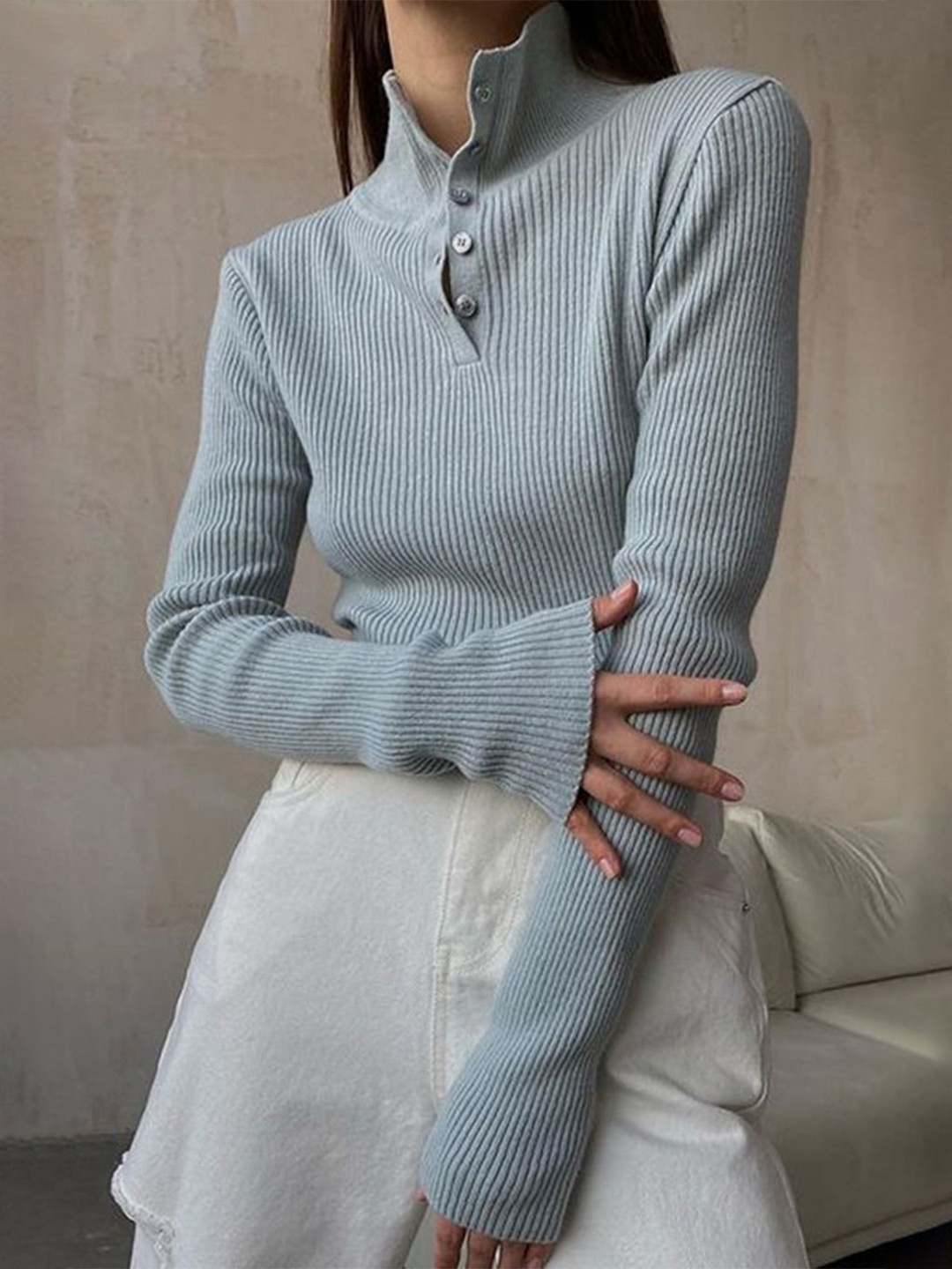 

LULU & SKY Women Long Sleeves Pullover Sweatshirt, Blue