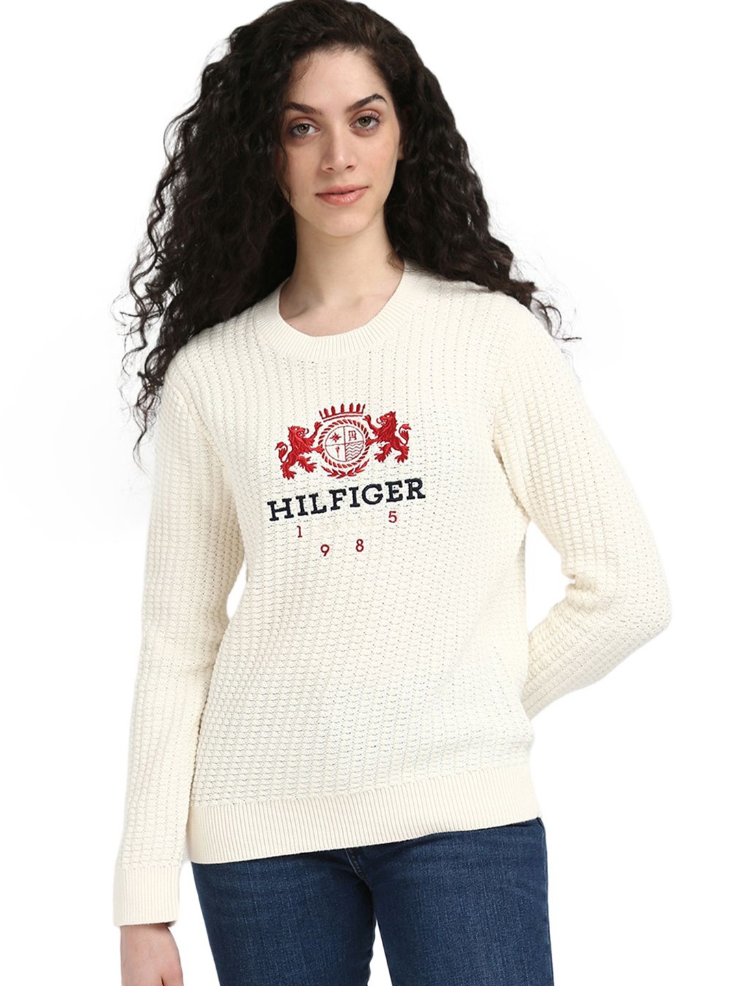 

Tommy Hilfiger Women Typography Printed Cardigan, Yellow