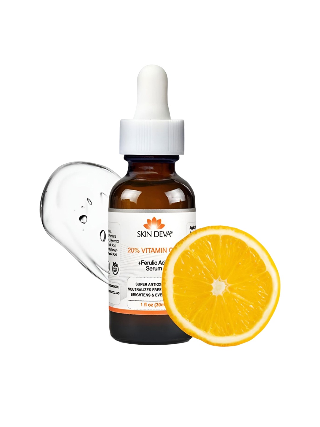 

SKIN DEVA 20% Vitamin C + E Ferulic Acid Serum - 30 ml, Transparent