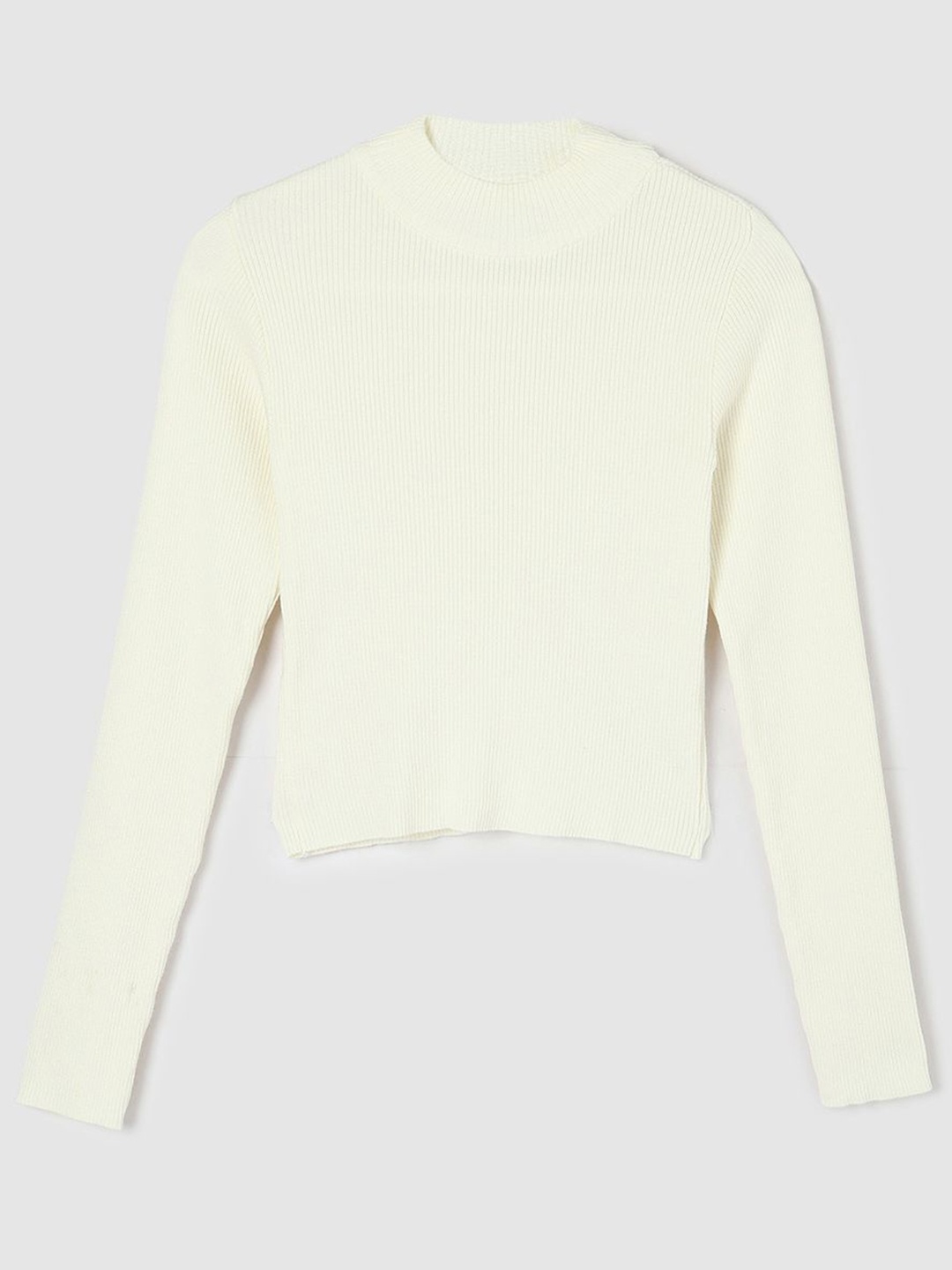 

max Girls Crop Pullover, Off white