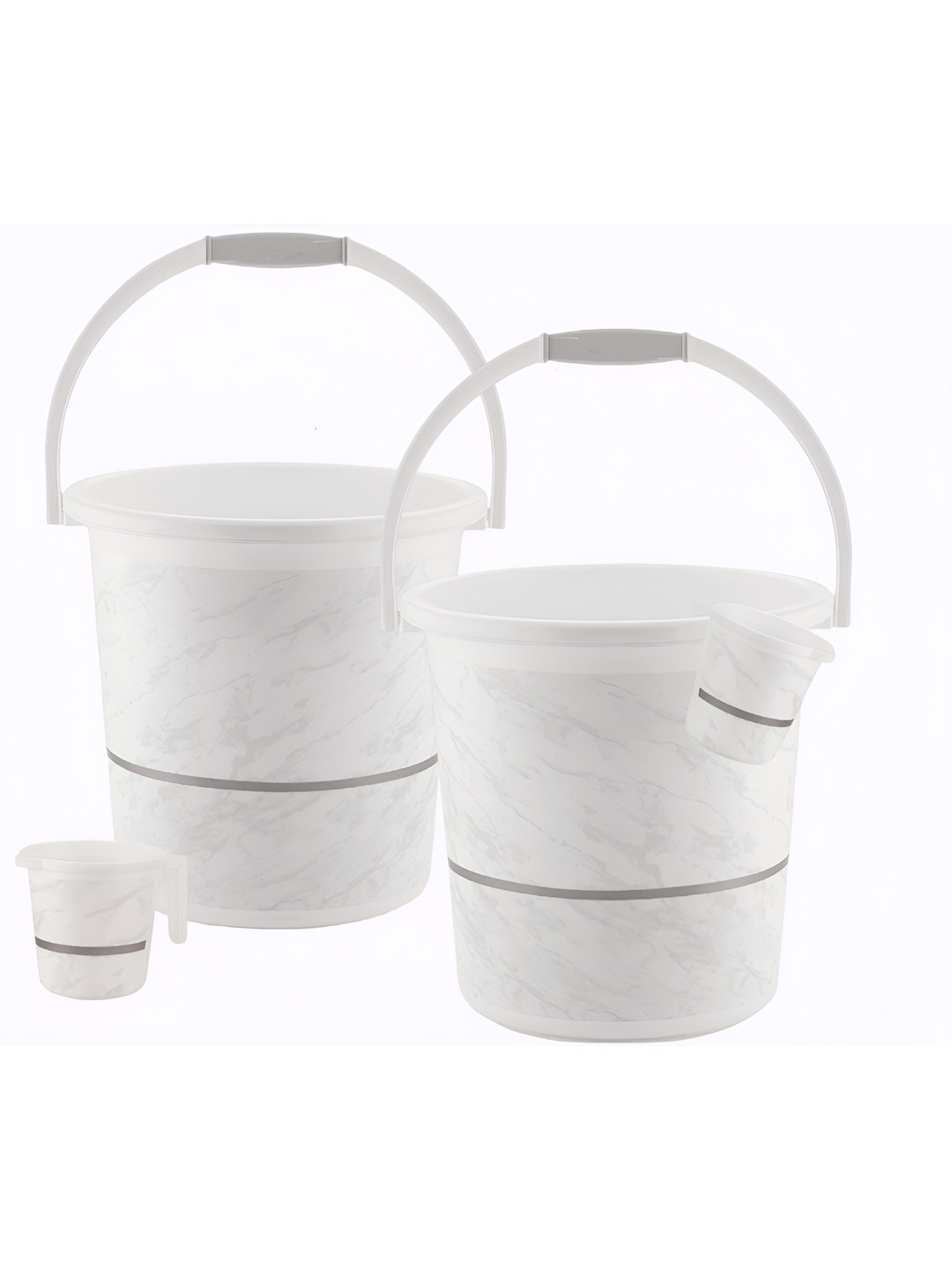 

NABHYA White 4 Plastic Core