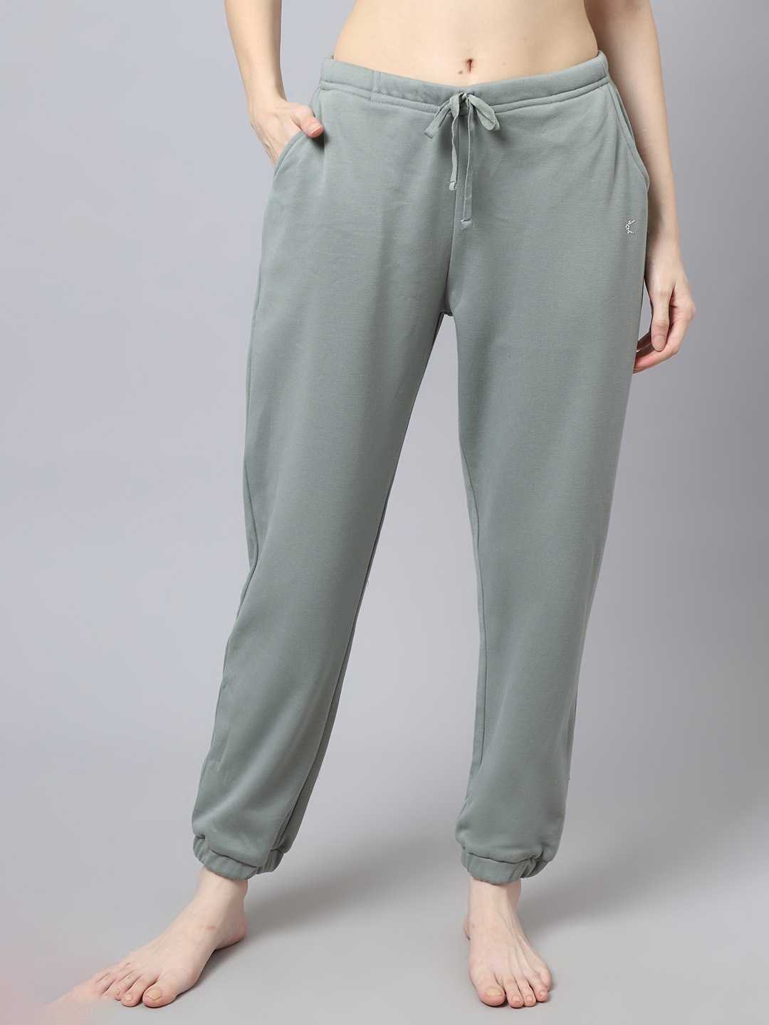 

Kanvin Women Mid-Rise Lounge Pants, Olive