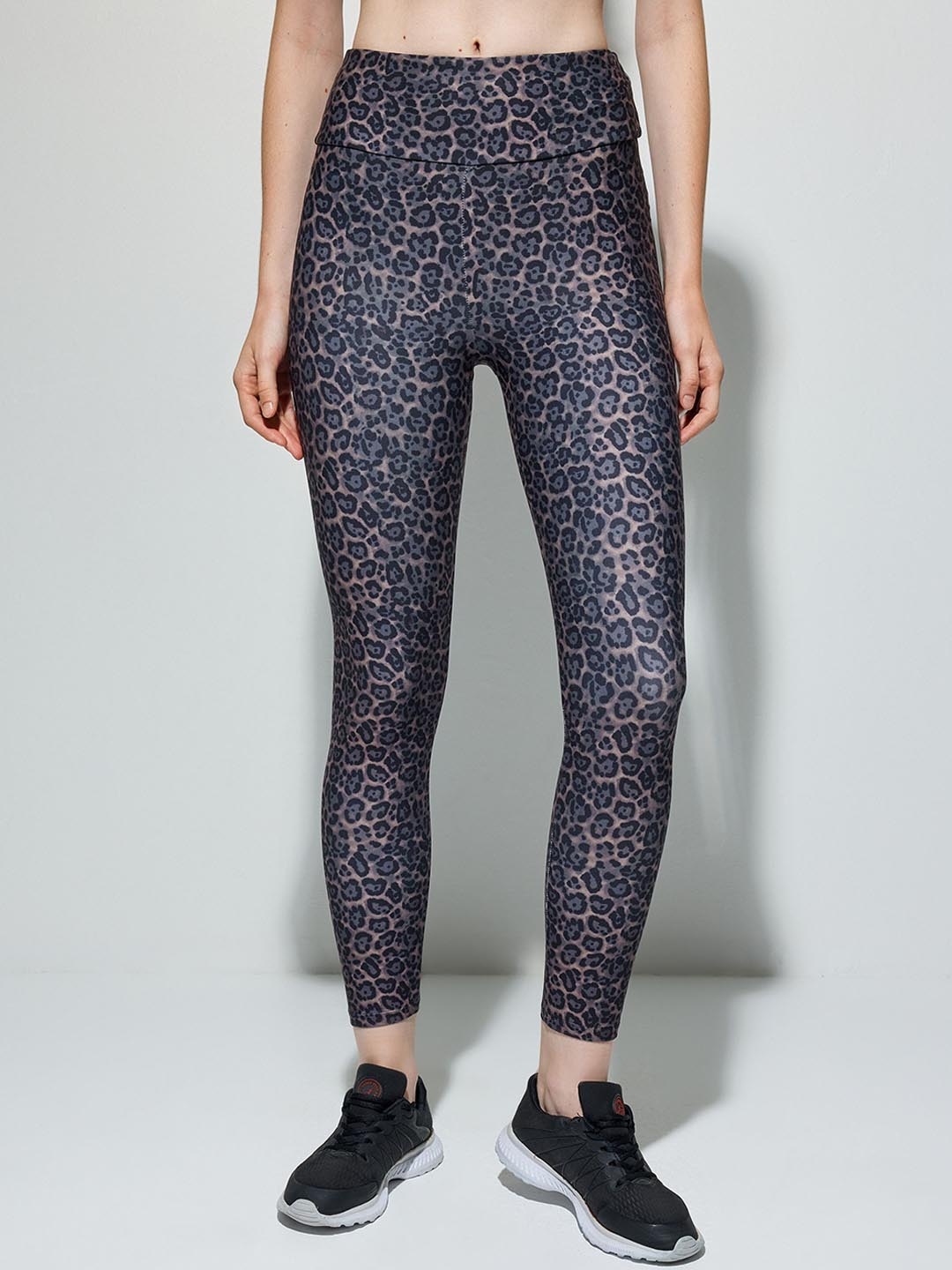 

Koton Women Mid-Rise Ankle-Length Leggings, Blue