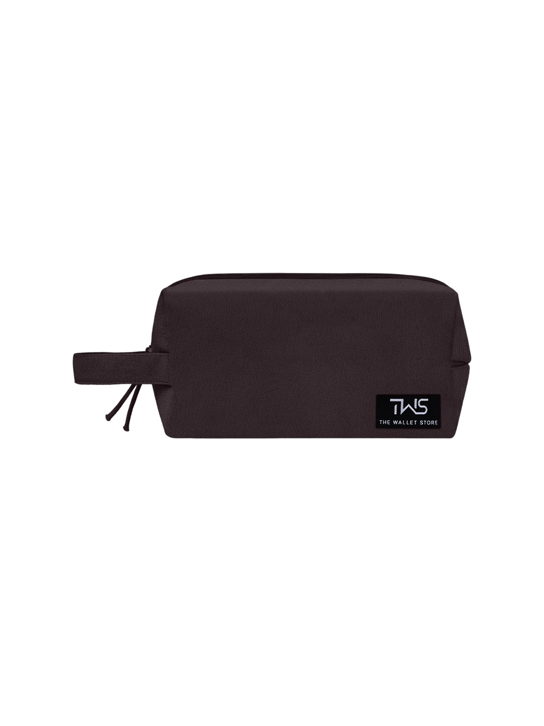 

The Wallet Store Textured Compact Pouch Travel Accessory, Brown
