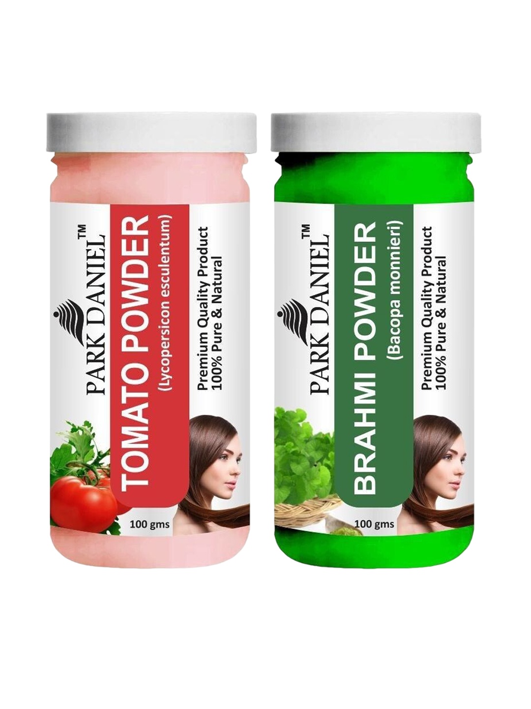 

Park Daniel Set Of 2 Tomato & Brahmi Powder For Skin - 100 g Each, Transparent