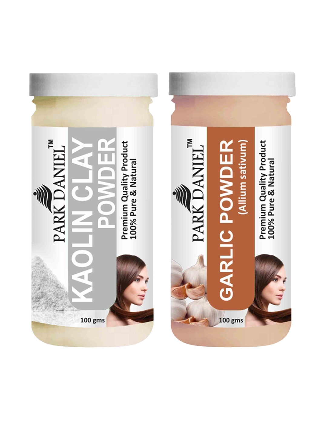 

Park Daniel Set Of 2 Natural Garlic & Kaolin Clay Powder - 100 gm, Transparent