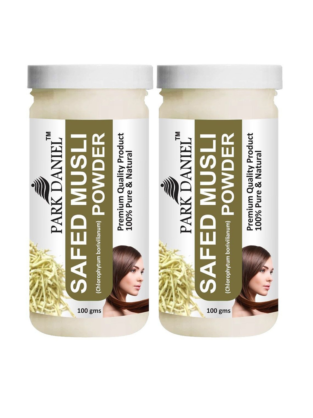 

Park Daniel Set Of 2 Safed Musli Powder - 100 g Each, White