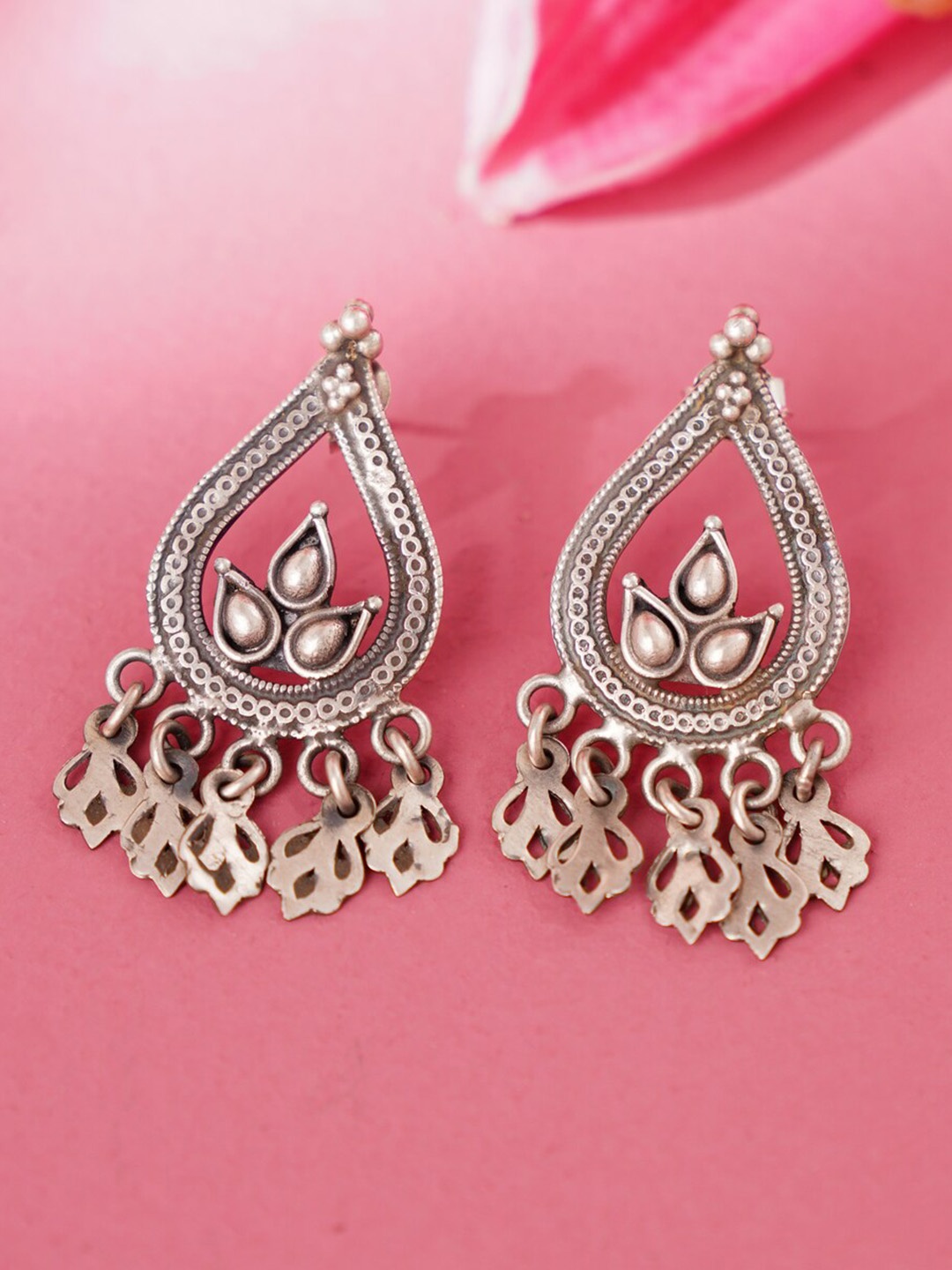 

JAYPORE Pure Silver Contemporary Studs