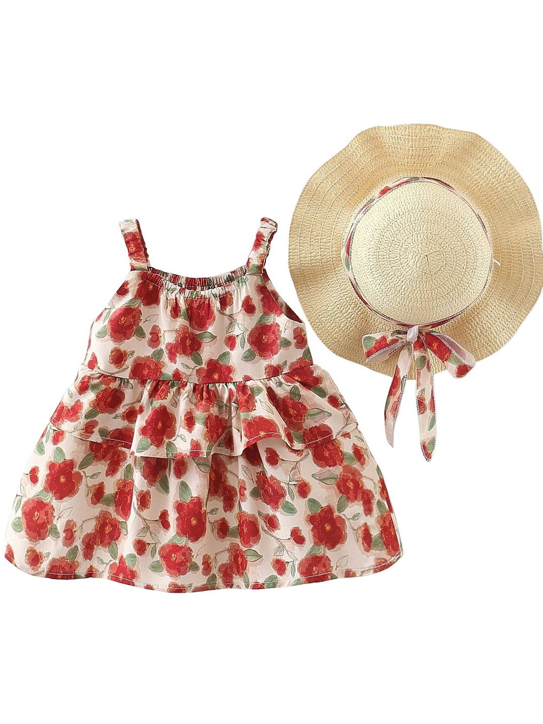 

StyleCast x Revolte Floral Print A-Line Mini Dress, Red