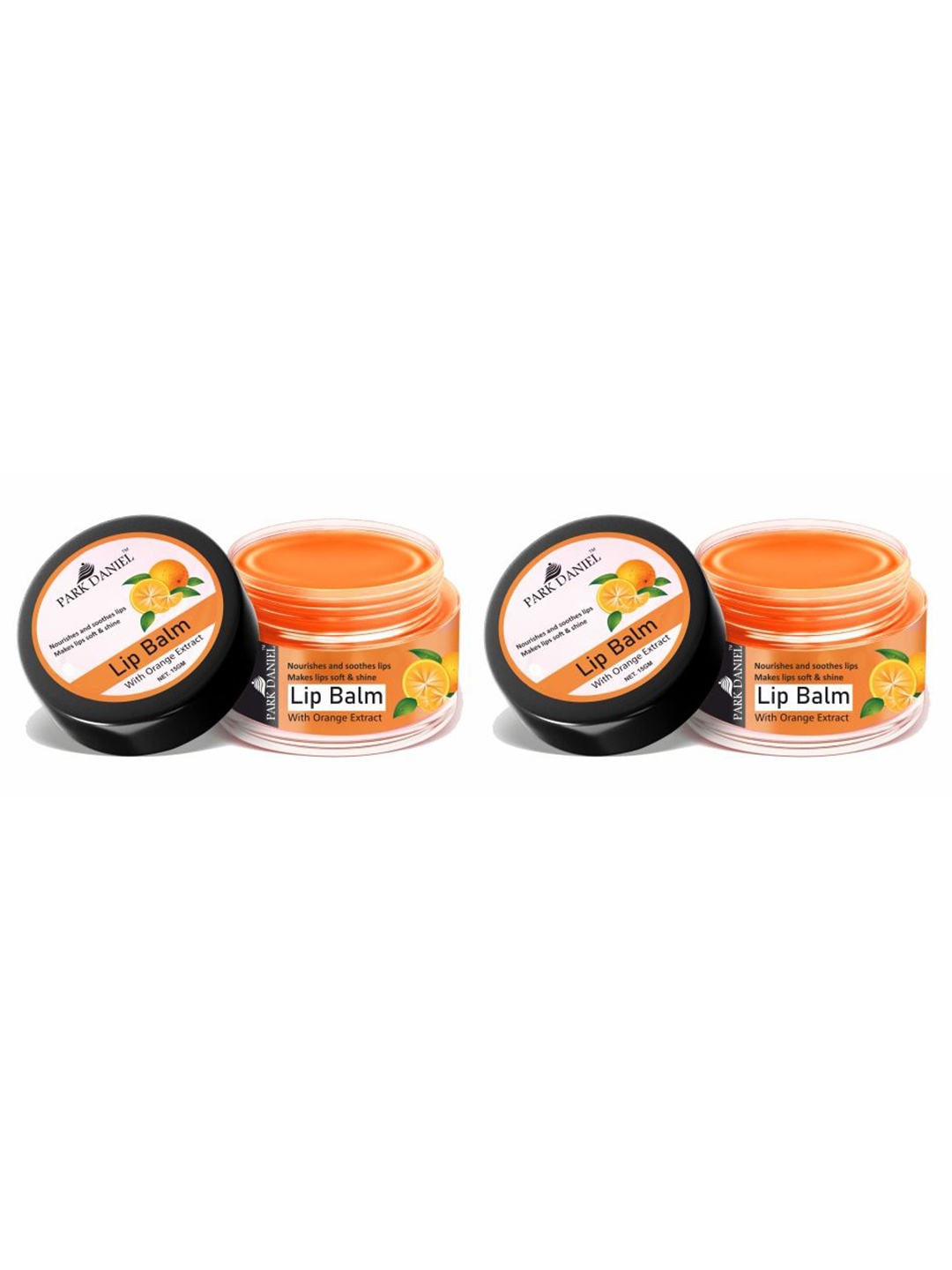 

Park Daniel Set Of 2 Orange Extract Lip Balm - 15 g Each