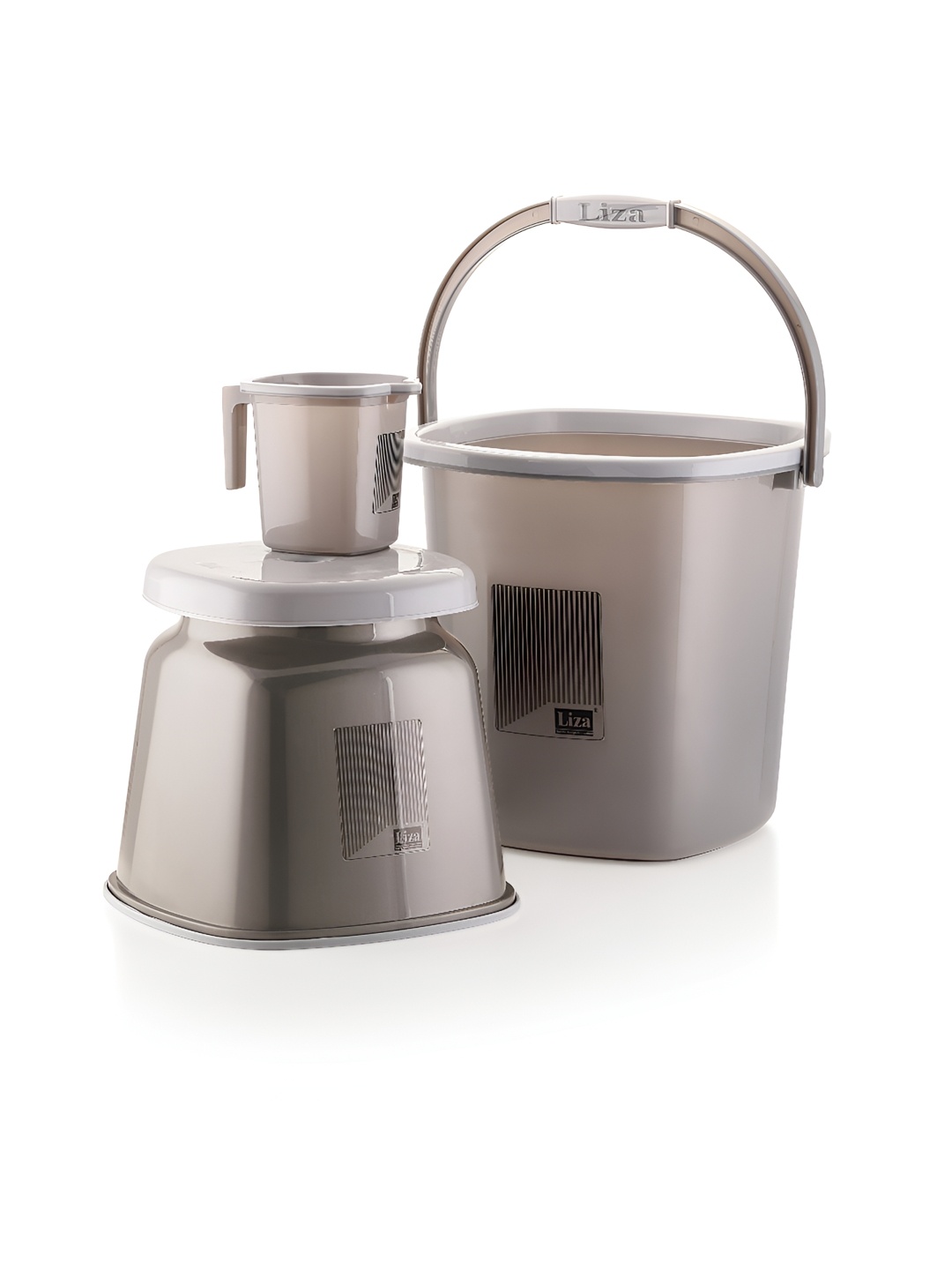 

NABHYA Grey 3 Plastic Core