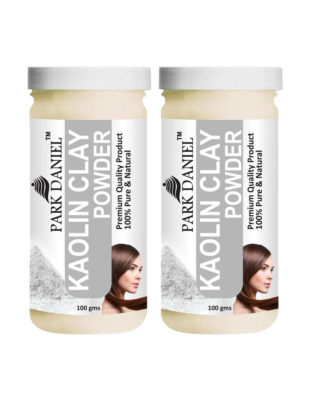 

Park Daniel Set Of 2 Kaolin Clay Powder - 100 g Each, White
