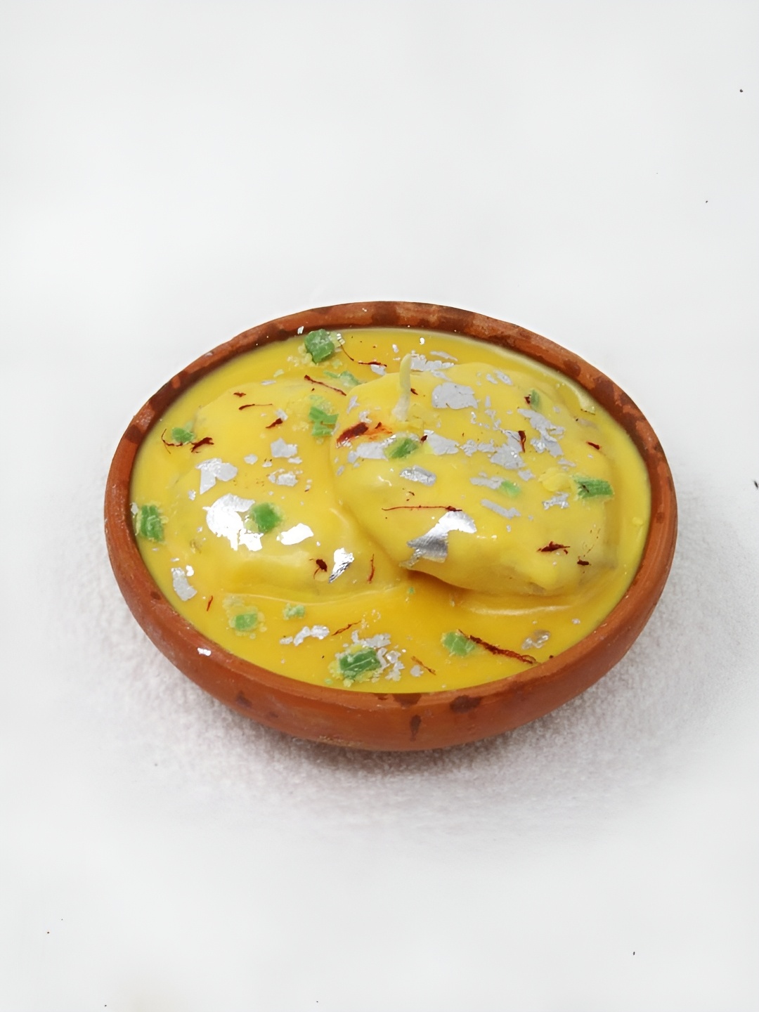 

atorakushon Yellow 1 Pcs Rasmalai Mithai Scented Candles