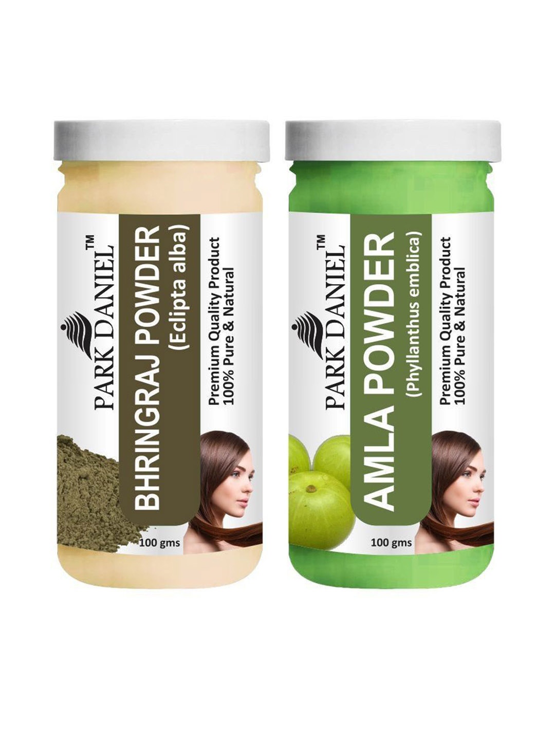 

Park Daniel Set Of 2 Amla Powder & Bhringraj Powder - 100 gm Each, Transparent