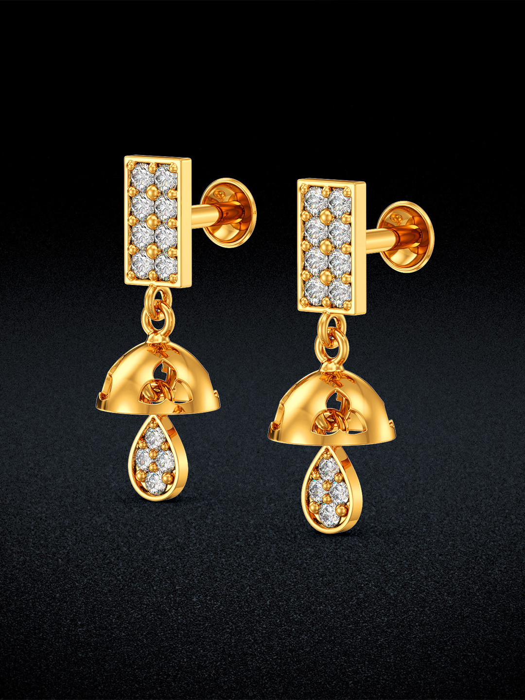 

Joyalukkas Women 18KT Earrings Gold