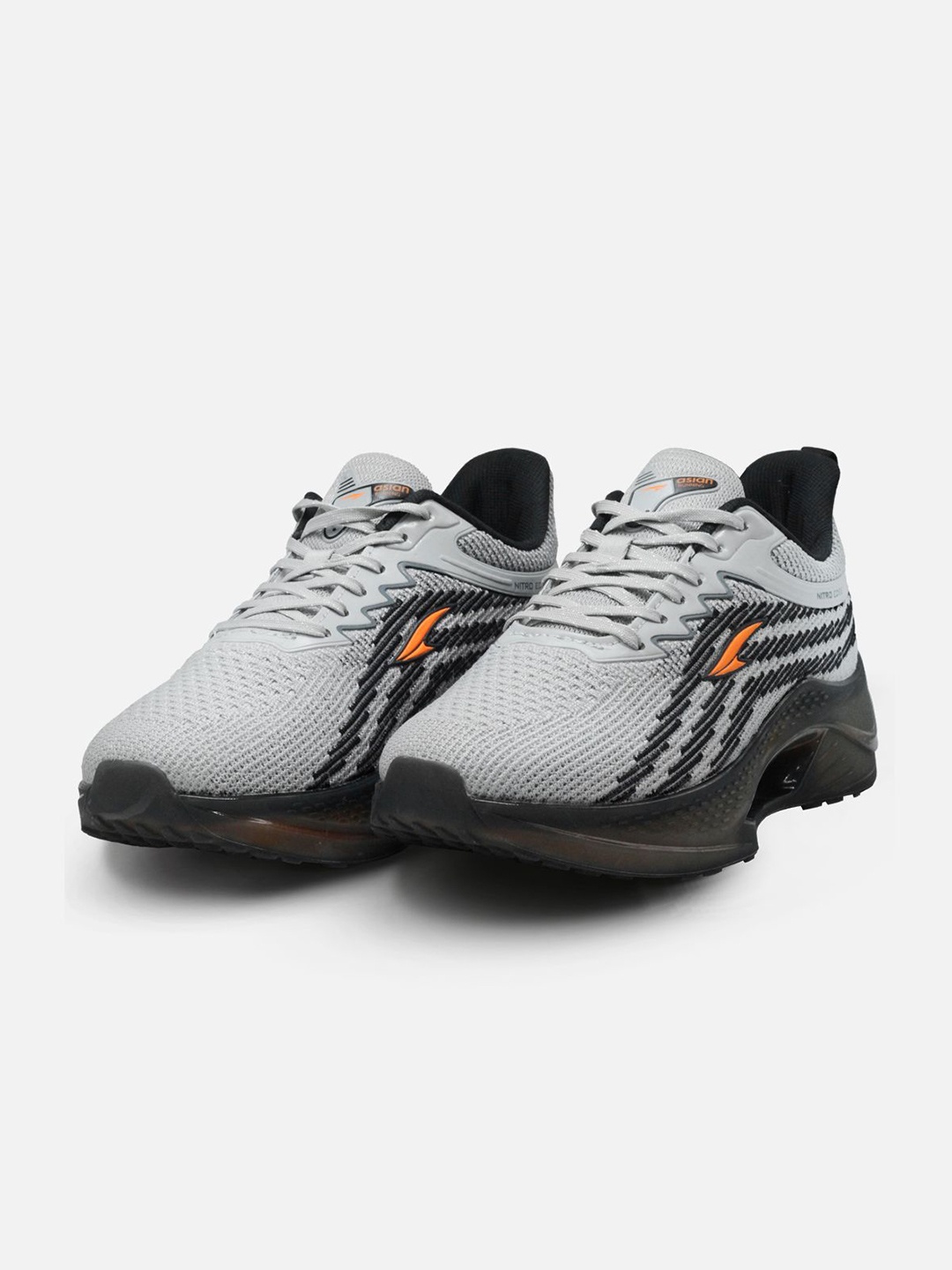 

ASIAN Men Mesh Running Non-Marking Shoes, Grey