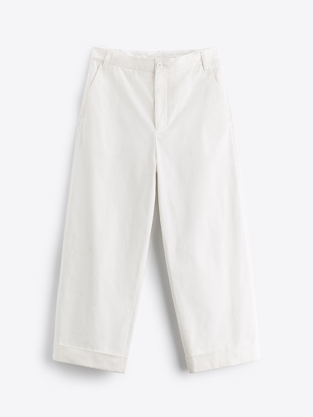 

ZARA Men White Trousers