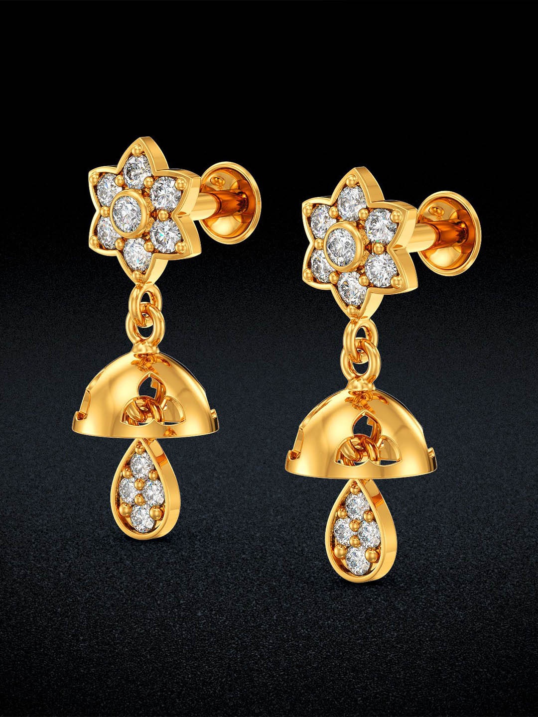 

Joyalukkas Women 22KT Gold Earrings