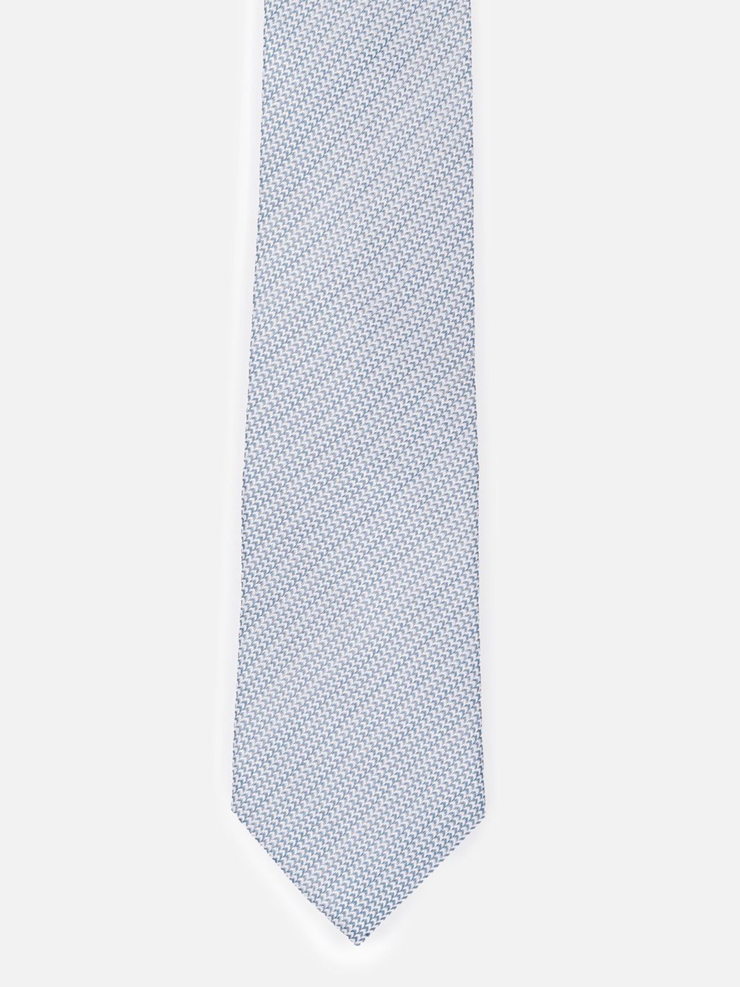 

Peter England Men Woven Design Broad Tie, Blue