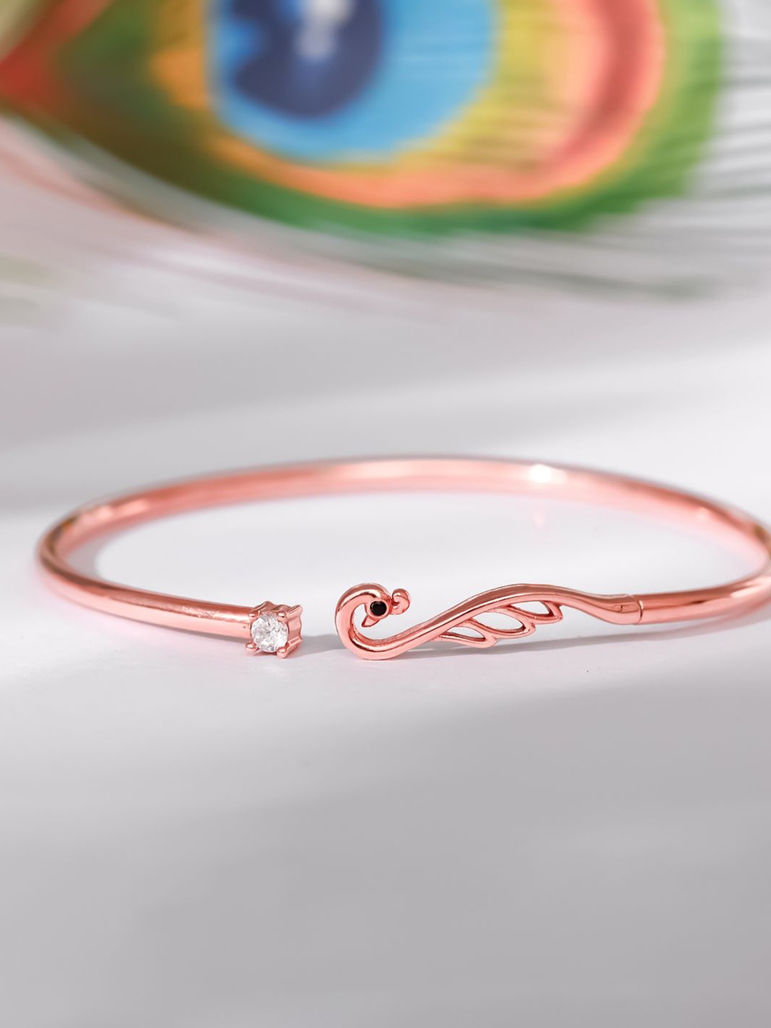 

GIVA 925 Silver Rose Gold-Plated Wraparound Bracelet